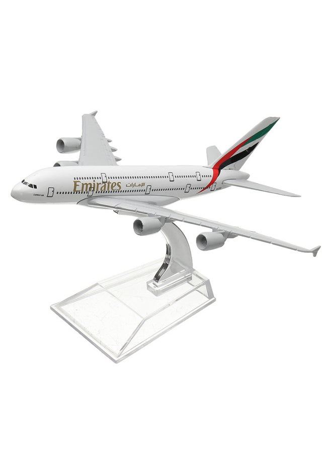 1:400 Civil Aviation Aircraft Model Alloy International Airbus Model Simulation Office Aircraft Model Ornaments-Color:A380 FedEx