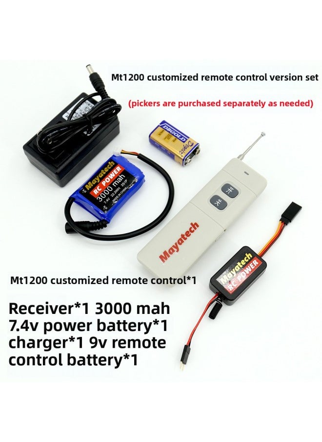 Steering Gear Retractor Mixed Batch Retractor Wire Retractor Off-line Hook Upgraded Version Of Unmanned Aerial Vehicle Model Multi-axis Parabolic Switch-Color:MT1200 Custom Remote Control Version Of The Suit