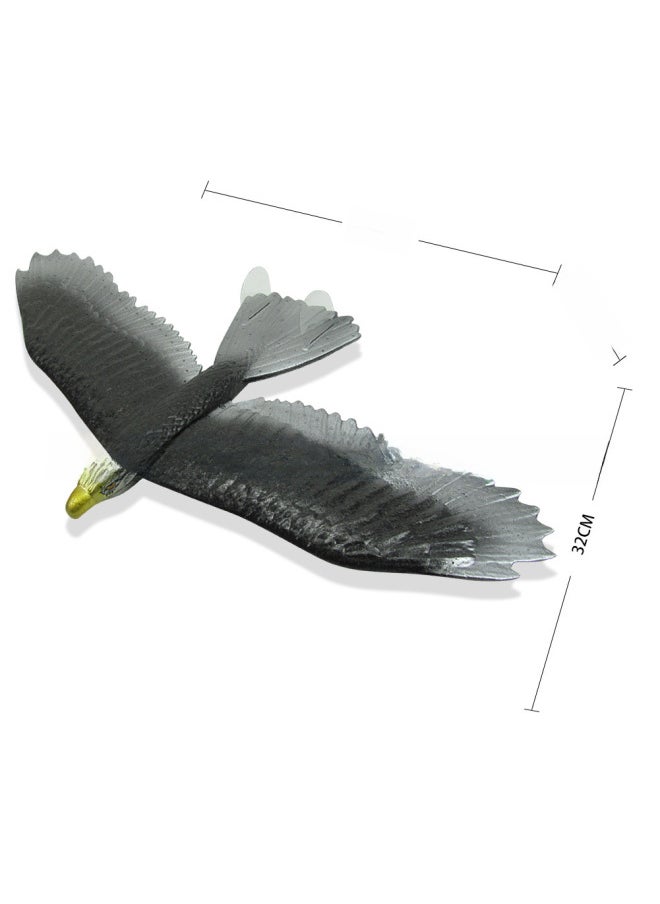 Product EPP Foam Hand-throwing Aircraft Hand-throwing Eagle Glider DIY Aviation Model Children's Toy 2 Pieces-Color:57cm Flying Eagle Hand Throwing Aircraft Gold + Silver 2 Zhuang (119g)