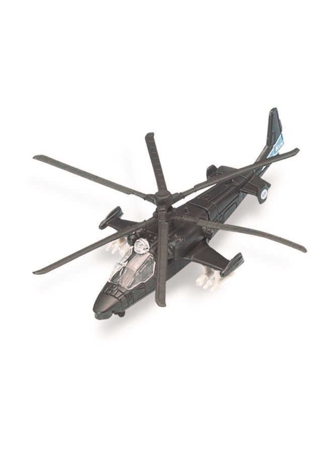 Supply Meichitu Simulation Alloy Aircraft Model Aviation Aircraft Model Decoration-Color:KA-52 ALLIGATOR 0132 Black