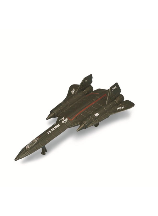 Supply Meichitu Simulation Alloy Aircraft Model Aviation Aircraft Model Decoration-Color:SR-71 BLACKBIRD 0061 Black