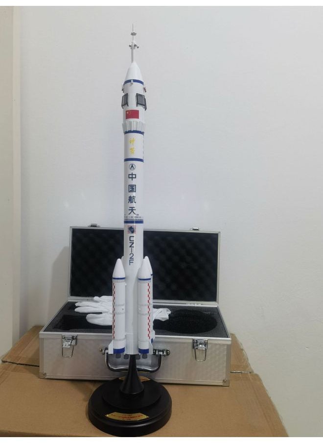 Manufacturers Directly Approved The Long March II Space Rocket Model Alloy Simulation Ornaments Retired Graduation Souvenirs Gifts-Color:1:100 Aluminum Box Packaging