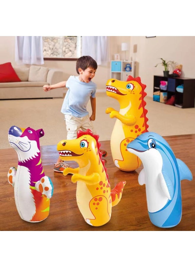 Direct Supply 90 Extra Large Penguin Tumbler Children Vent Sports Boxing Cartoon Inflatable Tumbler Toy-Color:Large Elephant