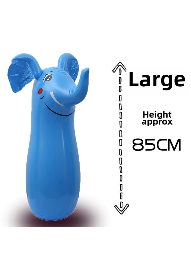 Direct Supply 90 Extra Large Penguin Tumbler Children Vent Sports Boxing Cartoon Inflatable Tumbler Toy-Color:Large Elephant
