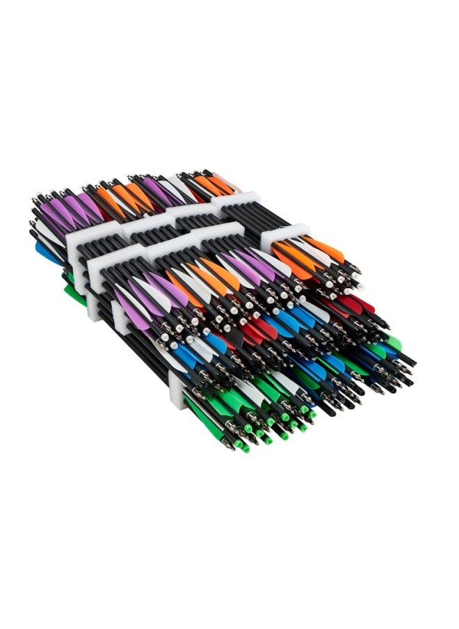 Supply Of Short Arrow Bow Arrows Multi-color 7.5/15/16/18/20/22 Inch Carbon Short Arrows-Color:16 Inch 2 Orange 1 White Mixed Carbon