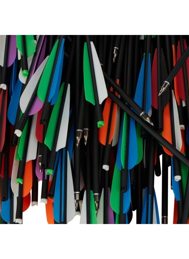 Supply Of Short Arrow Bow Arrows Multi-color 7.5/15/16/18/20/22 Inch Carbon Short Arrows-Color:16 Inch 2 Orange 1 White Mixed Carbon