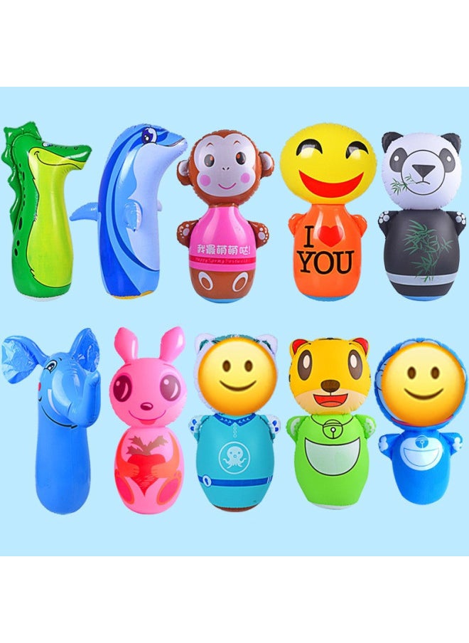 Classic Stall Best-selling 70cm Animal Penguin Inflatable Tumbler Baby Inflatable Toys-Color:kt