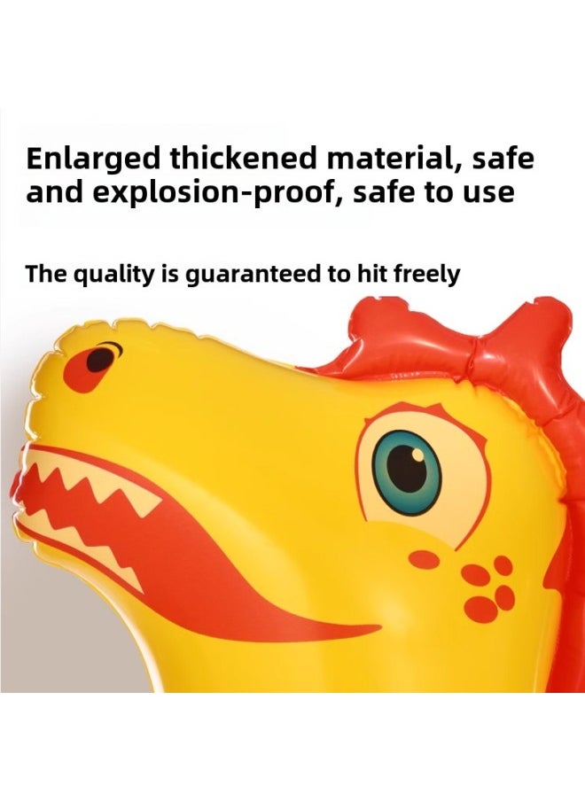 Dinosaur Inflatable Tumbler Doll Large Size Kids Kids Baby Boxing Workout Inflatable Gift-Color:#▊▉Fawn Tumbler/free Pump㏇%