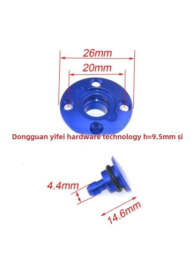 KUZA Tiger Shark TOC Model Aircraft Refueling Port (special For Gasoline Engine) Model Aircraft Gasoline Engine Vent-Color:Red