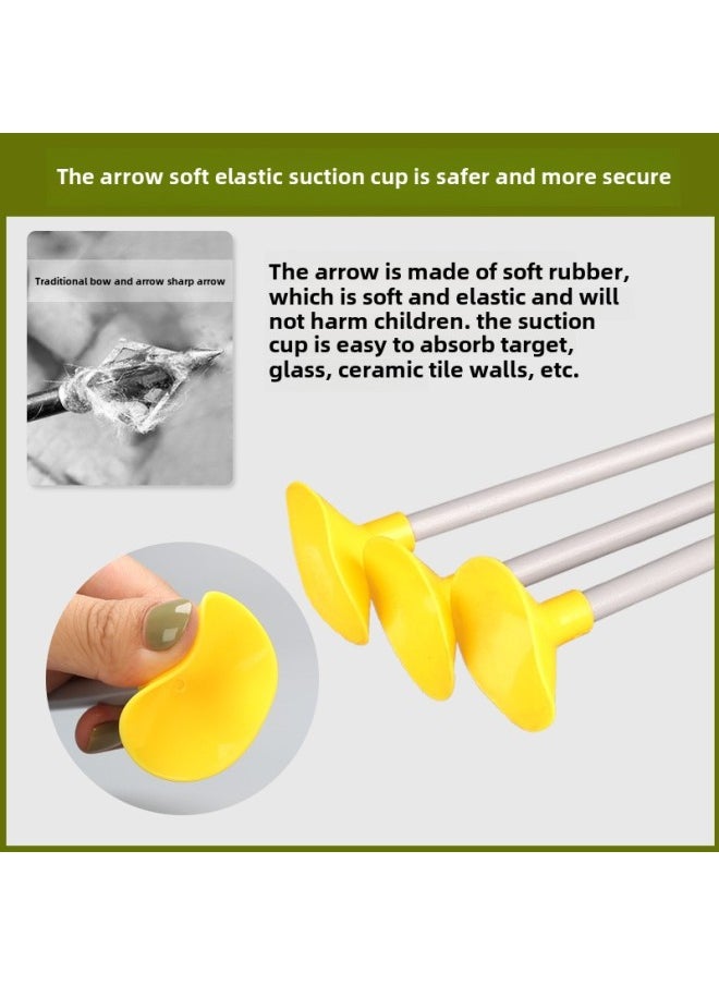 Children's Bow And Arrow Toy Introduction Archery Shooting Toy Soft Glue Sucker Arrow With Target Leisure Entertainment Model-Color:418A Camouflage Crossbow 6 Arrow Hanging Target