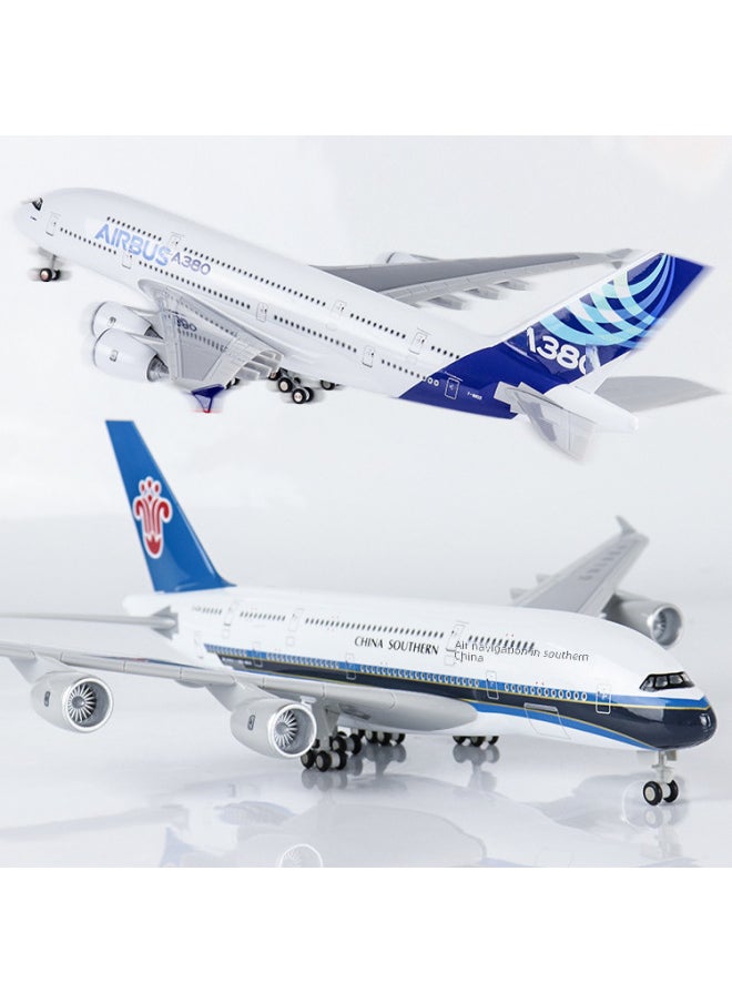 Toy Airplane Model Boeing 747-400 Lufthansa Airlines Highly Detailed Diecast Metal Plane Stand-Color: City Painting-Shenzhen No. B737-30cm