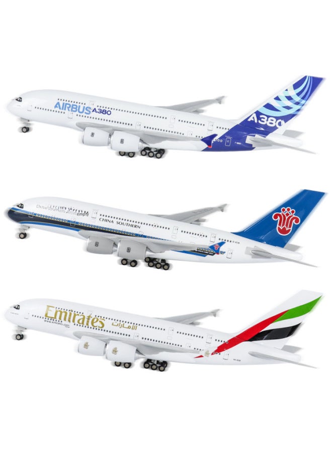 Toy Airplane Model Boeing 747-400 Lufthansa Airlines Highly Detailed Diecast Metal Plane Stand-Color: City Painting-Shenzhen No. B737-30cm