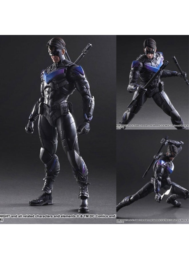 Spider-Man Iron Man Deadpool Batman Captain America Venom Model Reformed The Avengers-Color:Dark Knight Batman 27cm