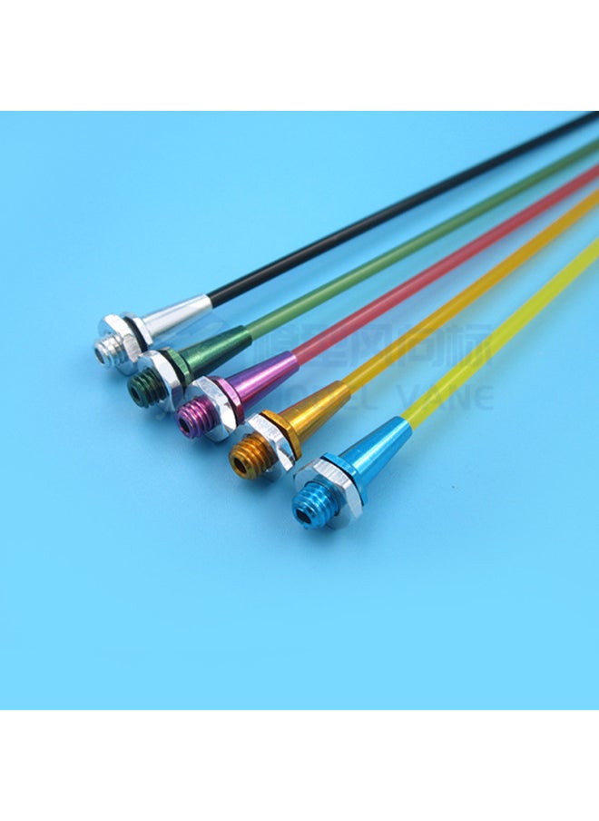 Ship Model Car Model Universal Color Antenna Pedestal Antenna Tube Sleeve Aluminum Alloy Antenna Pedestal Assembly-Color:Green Seat + Green Tube Assembly