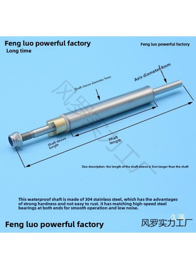 Remote Control Ship Model Ship 4mm Ship Shaft Assembly Drive Shaft System Nesting Ship Pull Net Ship Shaft-Colour:Shaft Length 35/shaft Sleeve 30cm-version