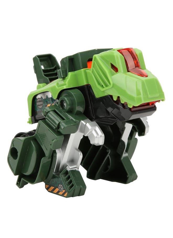 Deformation Dinosaur Figures Plastic Inertial Pull Forword Car Vehicle Toy Model Kid Children Novelty GiftGreen