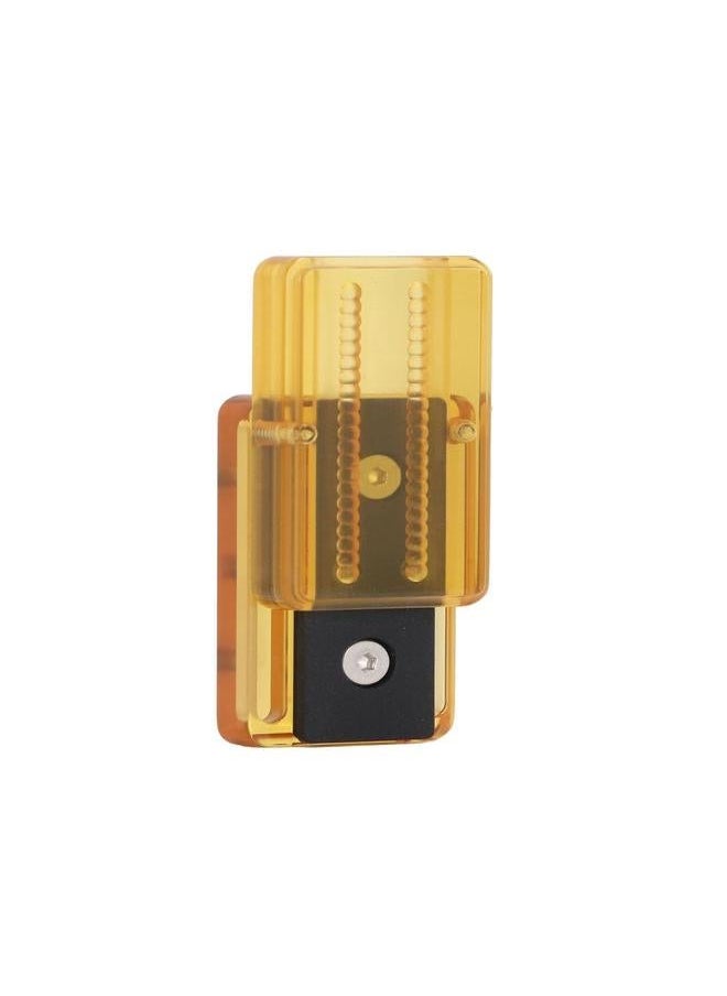 Amber Transparent PEI Slider Toy Stress Relief Decompression Double Track Push Black PTFE