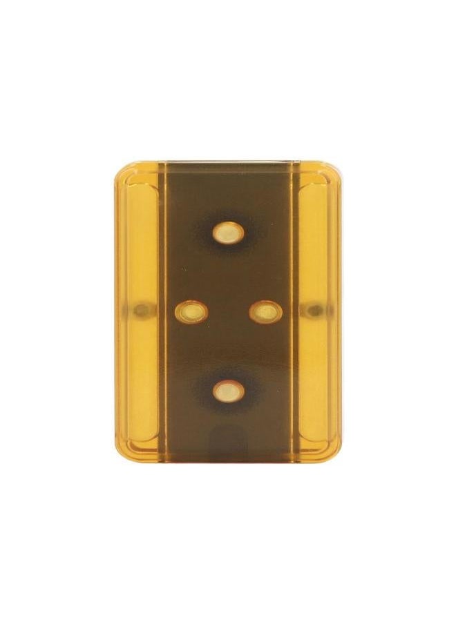 Amber Transparent PEI Slider Toy Stress Relief Decompression Double Track Push Black PTFE