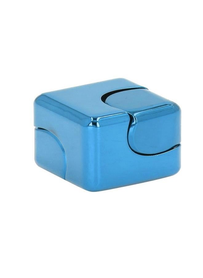 ADHD Stress Relieving Fidgeting Toy Keep Concentration Alloy Adult Sensory Rotating Game for ADD Autism Blue