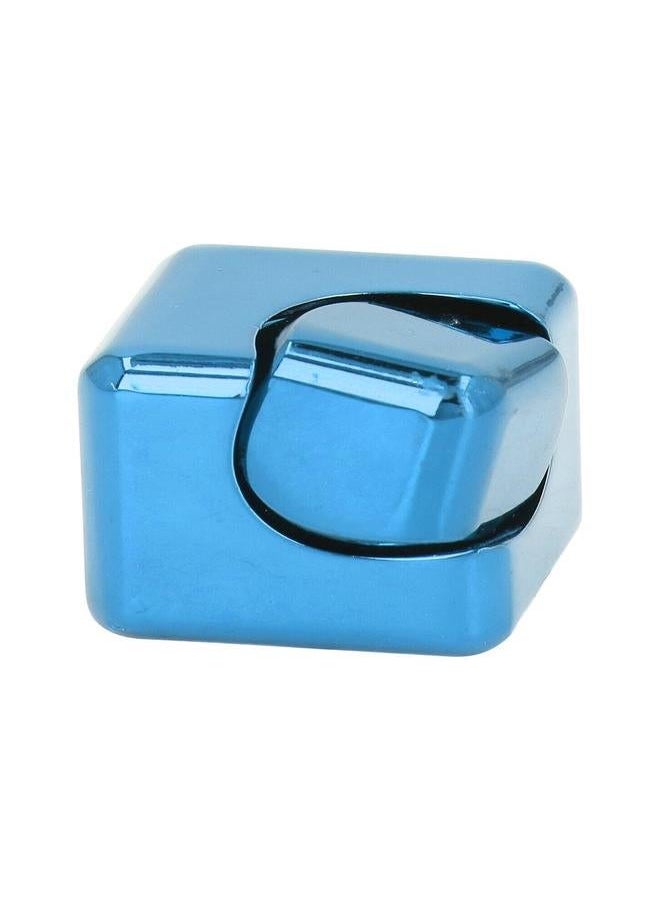 ADHD Stress Relieving Fidgeting Toy Keep Concentration Alloy Adult Sensory Rotating Game for ADD Autism Blue