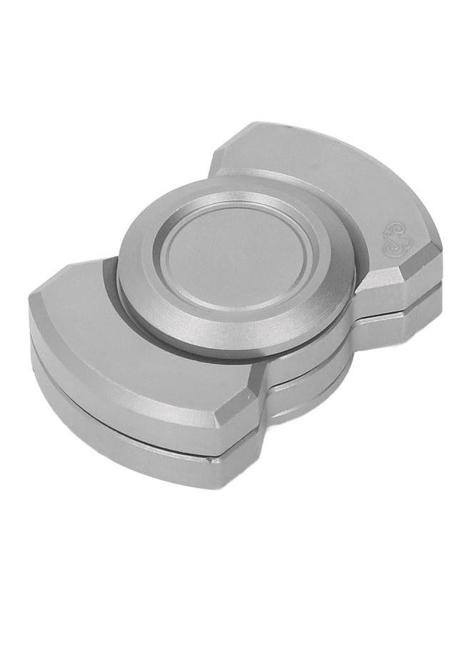 Fidget Slider Toy Portable Lightweight Ergonomic Multifunctional Rugged Relief Stress for Adult ADHD ADD Silver