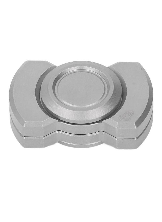 Fidget Slider Toy Portable Lightweight Ergonomic Multifunctional Rugged Relief Stress for Adult ADHD ADD Silver
