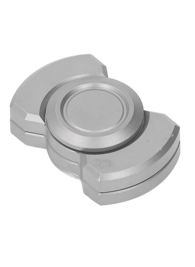 Fidget Slider Toy Portable Lightweight Ergonomic Multifunctional Rugged Relief Stress for Adult ADHD ADD Silver