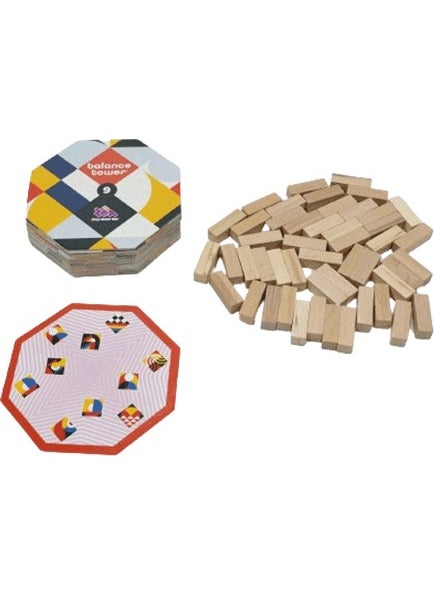 Balance Tower Intelligence and Mind Game 7+ Age 2 Players