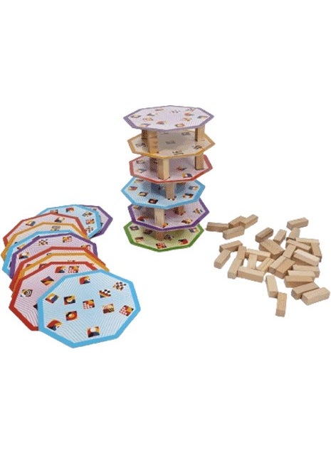 Balance Tower Intelligence and Mind Game 7+ Age 2 Players