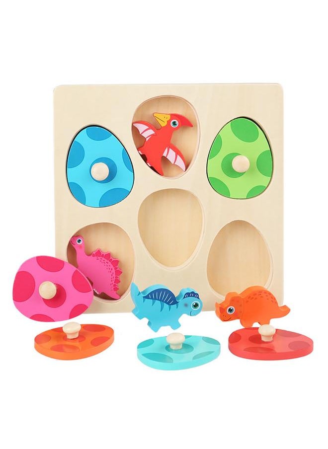 Wooden Dinosaur Memory Board Games Toy for Children 3D Puzzle Game Kids Educational Toys Birthday Gift