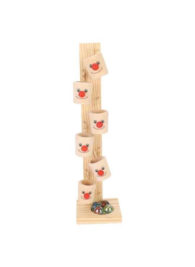 Kid Cute Cartoon Marble Toy Running Wooden Child Early Educational Interaction ToyToy
