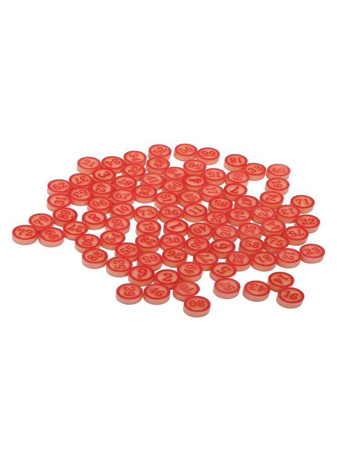 Number Board Game Pieces Plastic Solid Interactive Numbers 1‑90 for Party Entertainment
