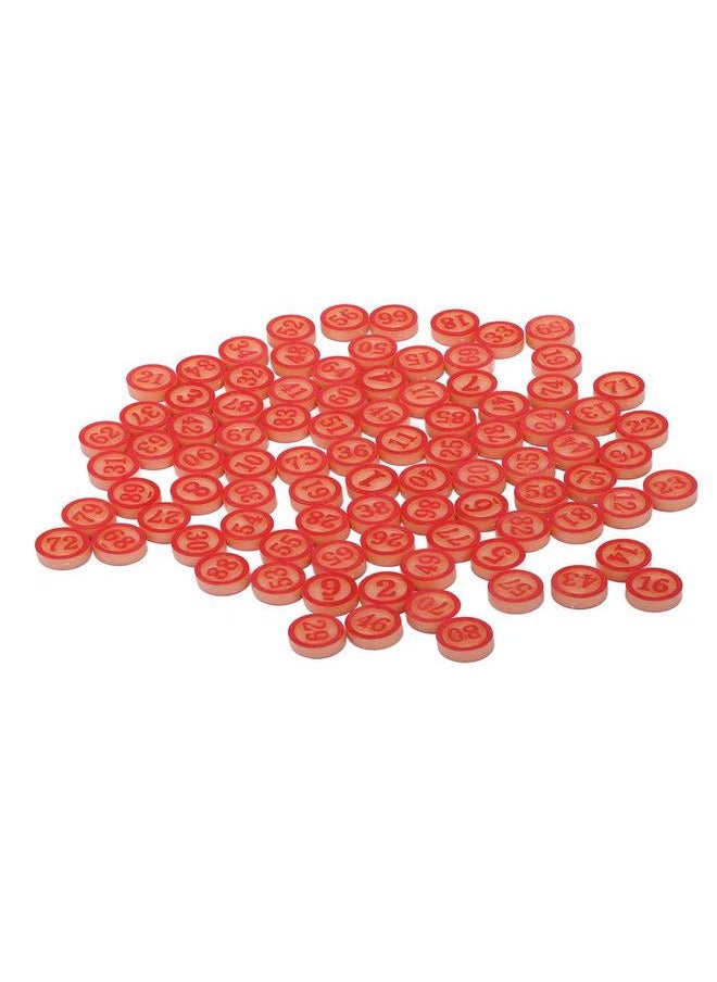 Number Board Game Pieces Plastic Solid Interactive Numbers 1‑90 for Party Entertainment