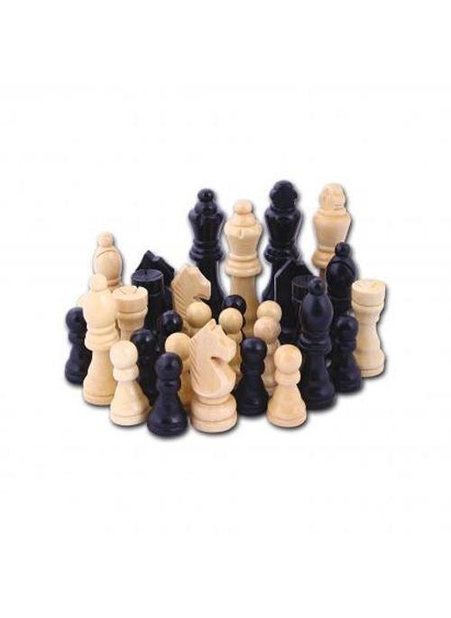 Star Oyun Wooden Chess Pieces Tournament Length 105 Mm
