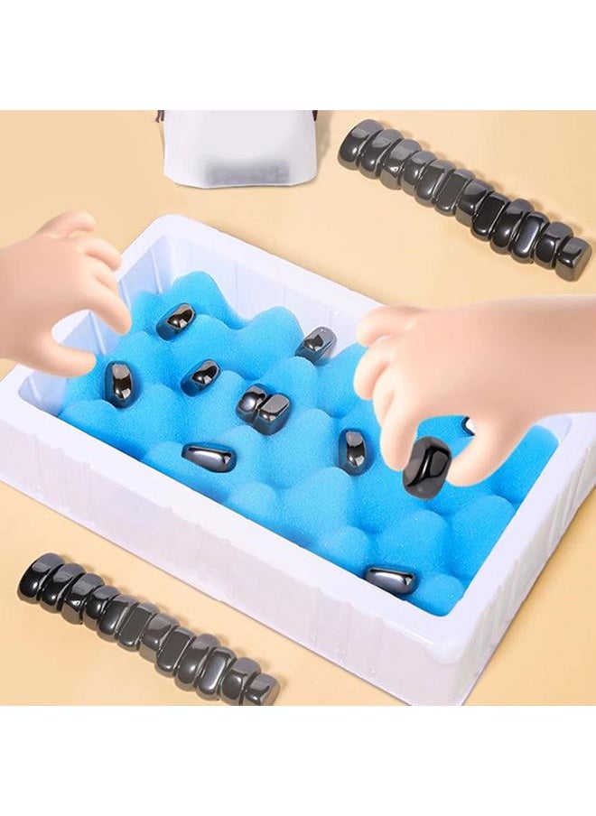 Kids Magnet Chess Toy Improve Creativity Logic Thinking Magnetic Stone Interactive Board Game