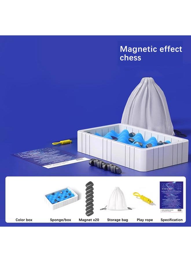 Kids Magnet Chess Toy Improve Creativity Logic Thinking Magnetic Stone Interactive Board Game
