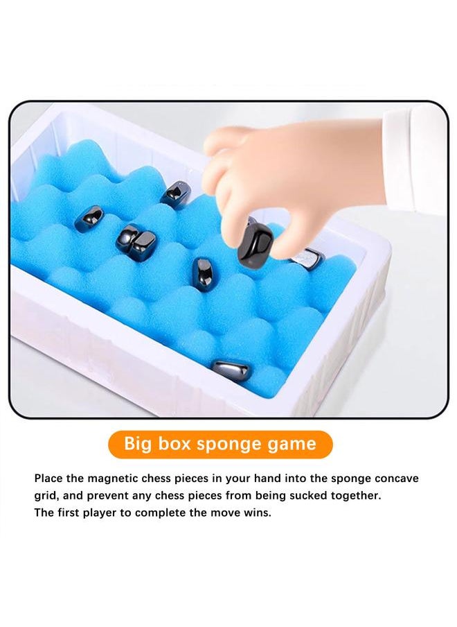 Kids Magnet Chess Toy Improve Creativity Logic Thinking Magnetic Stone Interactive Board Game