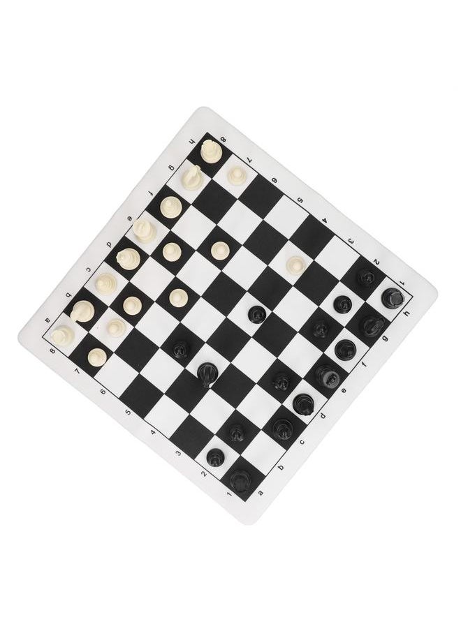 Chess Set Plastic International Chess Set Black And White Checkerboard Set With A Storage Bag