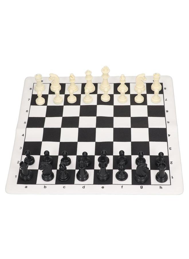 Chess Set Plastic International Chess Set Black And White Checkerboard Set With A Storage Bag