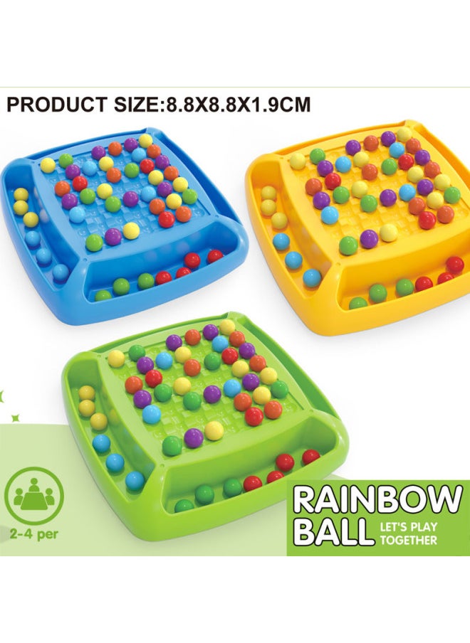 Desktop Game Elimination Music Battle Toy Interactive Happy Elimination Of Collision Mini Parent-child Interactive Toy-Color:Green English Color Box