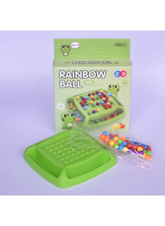 Desktop Game Elimination Music Battle Toy Interactive Happy Elimination Of Collision Mini Parent-child Interactive Toy-Color:Green English Color Box