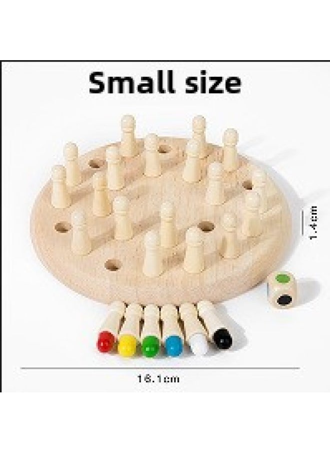 Children's Memory Board Concentration Training Logical Thinking Educational Toys Parent-child Interaction Family Desktop Game-Color:Memory Chess Color Box Type A 16cm Thick 1.4cm