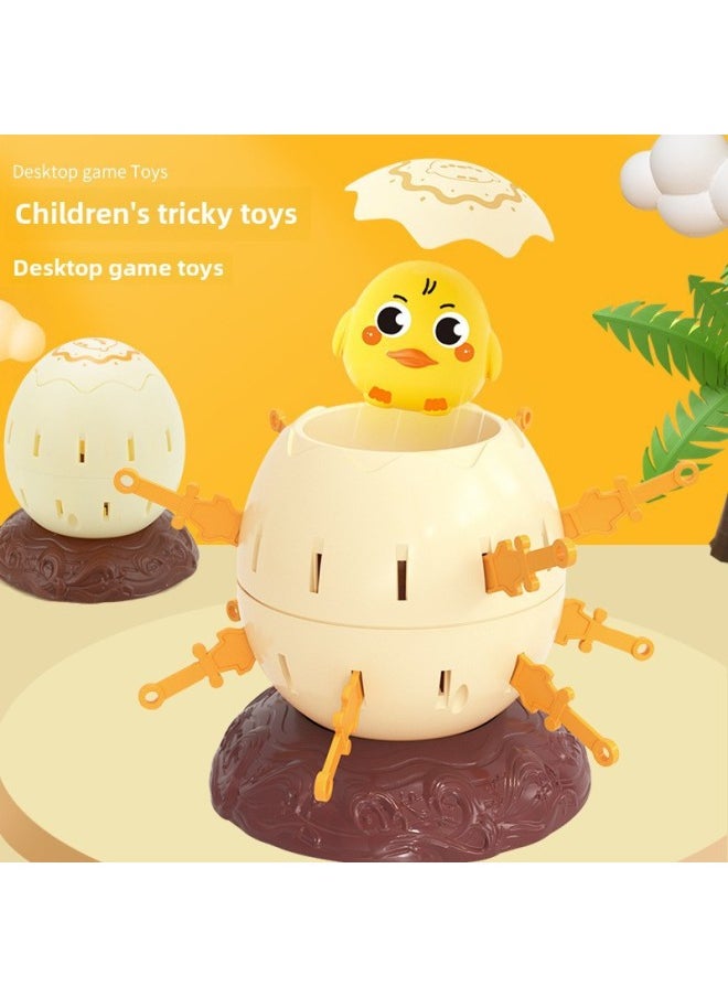 Mini Penguin Pirate Bucket Frog Catapult Bucket Decompression Interactive Leisure Toy Board Game Competitive Game-Specifications:Duck Style