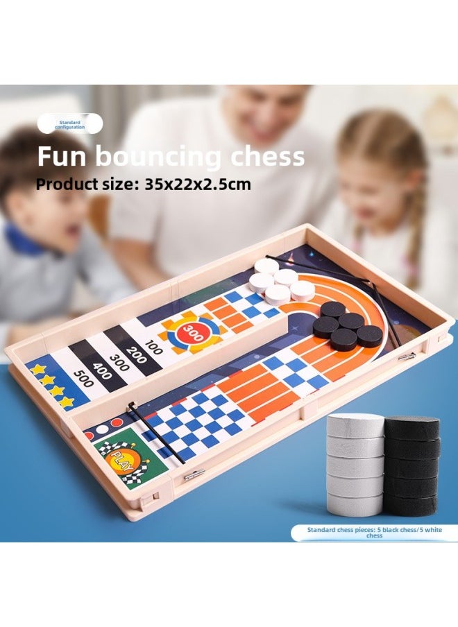 Interesting Stepping On Thunder Magnetic Induction Chess Pair War Chess Parent-child Interactive Toys Children's Training Focused Thinking Logic Puzzle-Color:Pop-up Chess (Style) 10 Chess Pieces