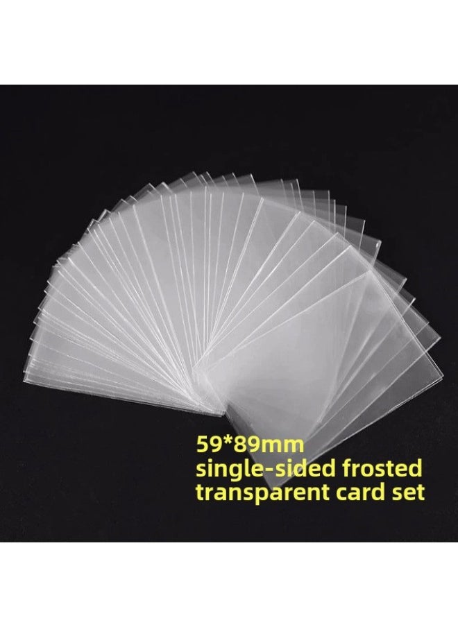 20 Silk Frosted Thickeneded Card Set Card Film Board Game Card Accessories Album Star Card Bag Protective Cover 50 Pieces-Color:【MS15】20 Silk Frosted 58x88MM