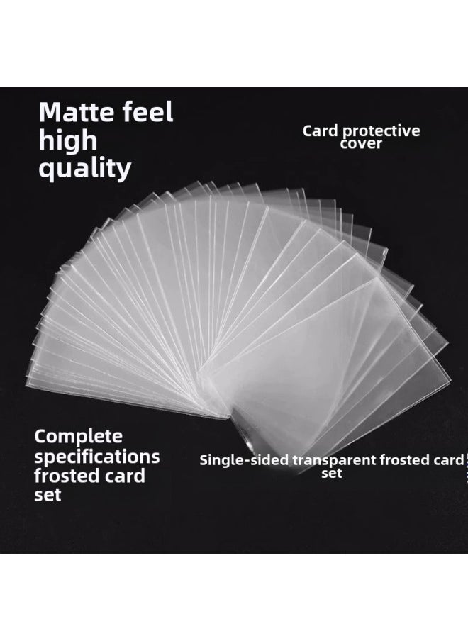 20 Silk Frosted Thickeneded Card Set Card Film Board Game Card Accessories Album Star Card Bag Protective Cover 50 Pieces-Color:【MS15】20 Silk Frosted 58x88MM