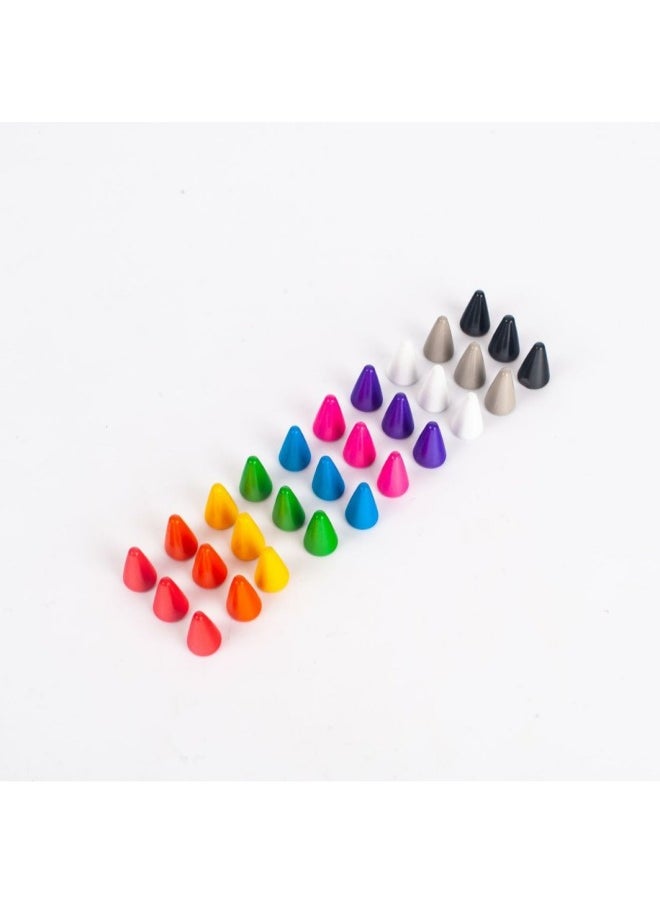 Children's Educational Game Chess Color Flying Chess Wooden Checkers Parent-child Interactive Board Game Toy Conical Chess-Color:Yellow
