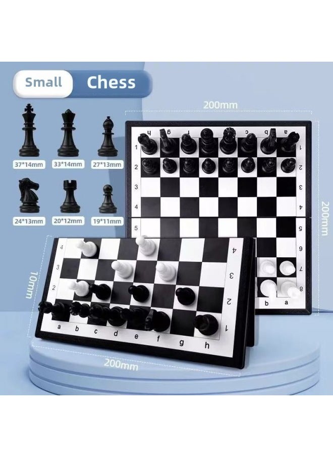 Chenguang Magnetic Gobang Chess Chess Flying Chess Checkers Colosseum Chess International Rubber Foldable Children's Educational Toys-Color:959c5 Chess