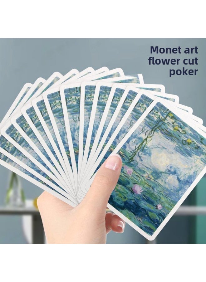 Mini Playing Cards Children's Pocket Q Version Cute Happy Duck Werewolf Table Game Cartoon Dormitory Small Solitaire-Color: A Group Of Meow