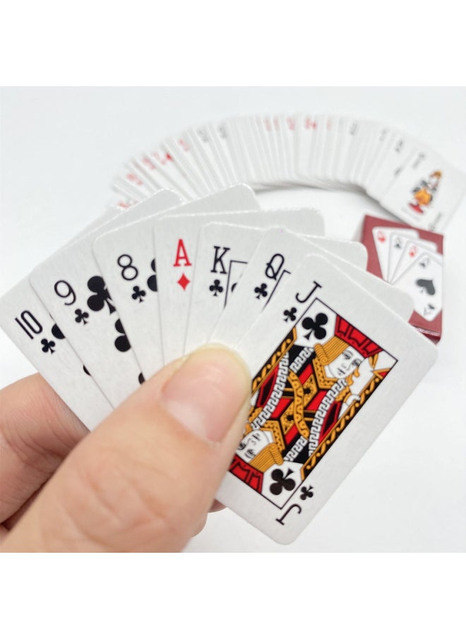 Mini Playing Cards Children's Pocket Q Version Cute Happy Duck Werewolf Table Game Cartoon Dormitory Small Solitaire-Color: A Group Of Meow